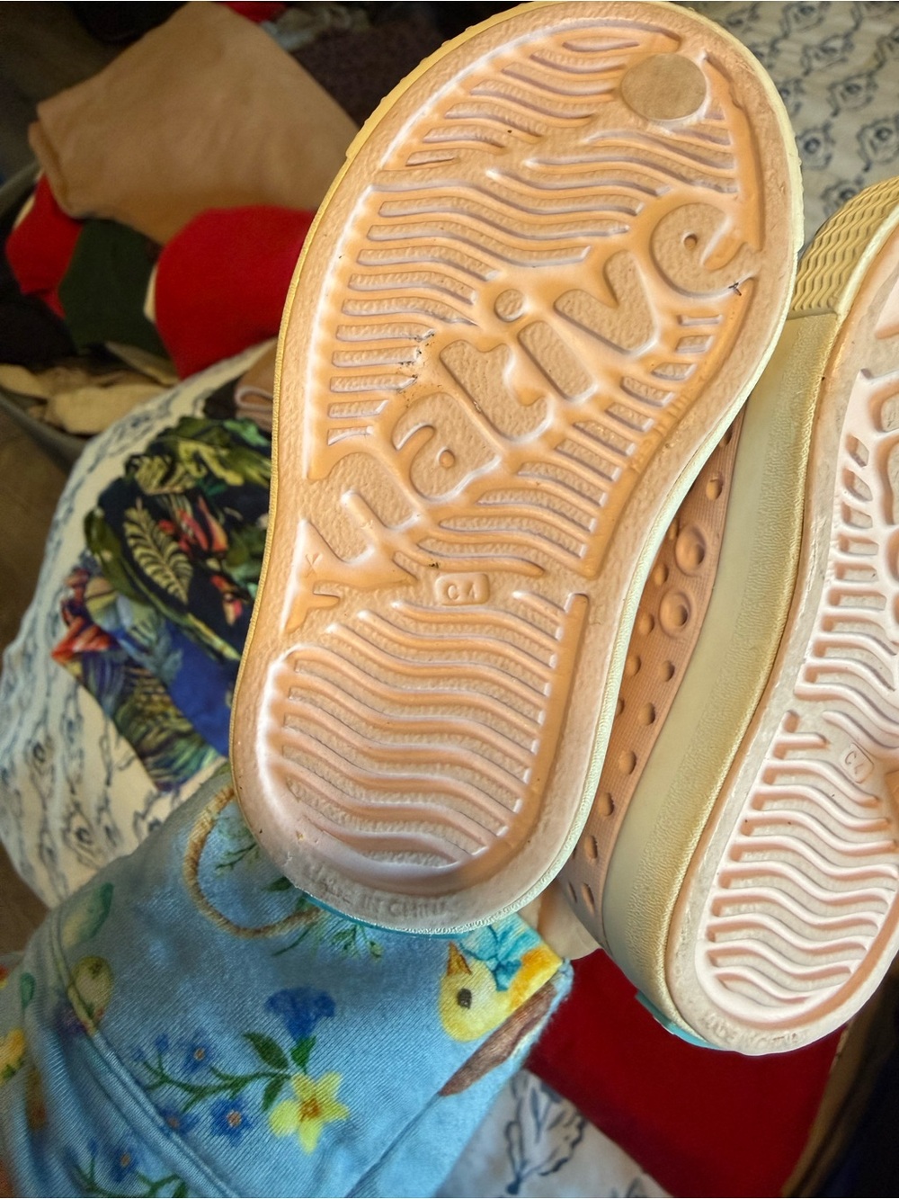 Native Shoes Toddler Pink Jefferson Slip-On Water Shoes Size C4 - Picture 3 of 3